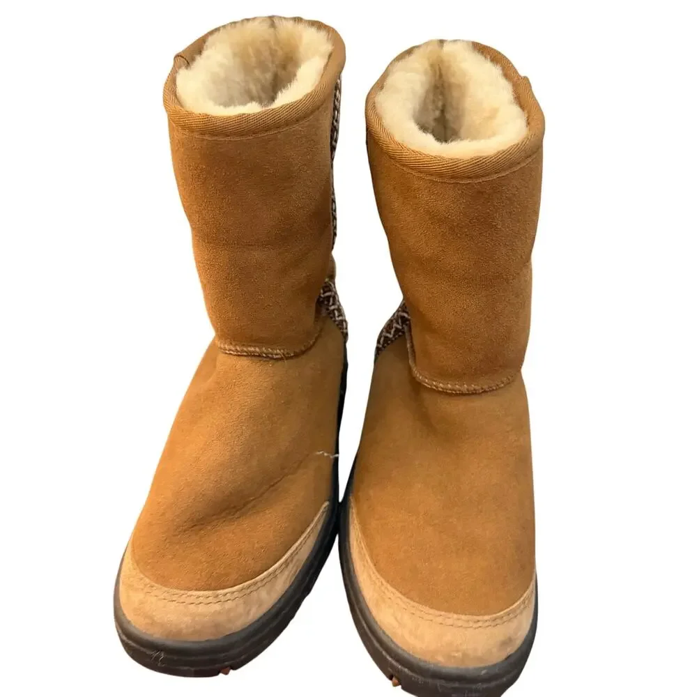 Vintage Ugg Australia Women's Ultimate Tasman embroidered boots Rare Y2K  sz 6